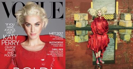 Katy Perry jak Lady Gaga na okładce "Vogue'a"