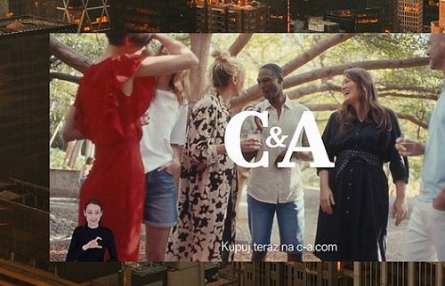 C&amp;A z reklamą w języku migowym