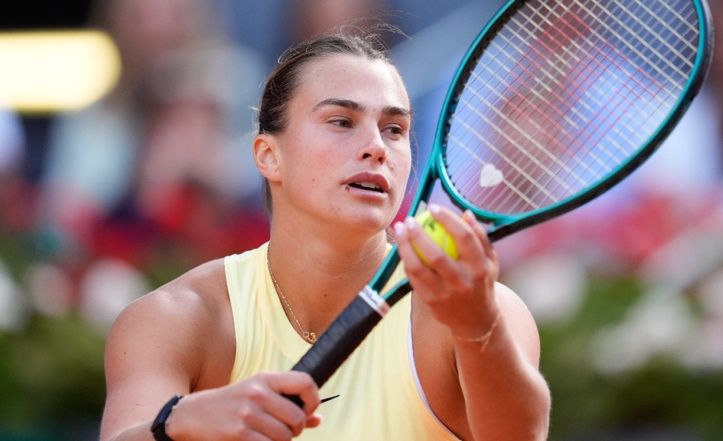 Nowy partner (?) Aryny Sabalenki dopingował tenisistkę z trybun w Madrycie