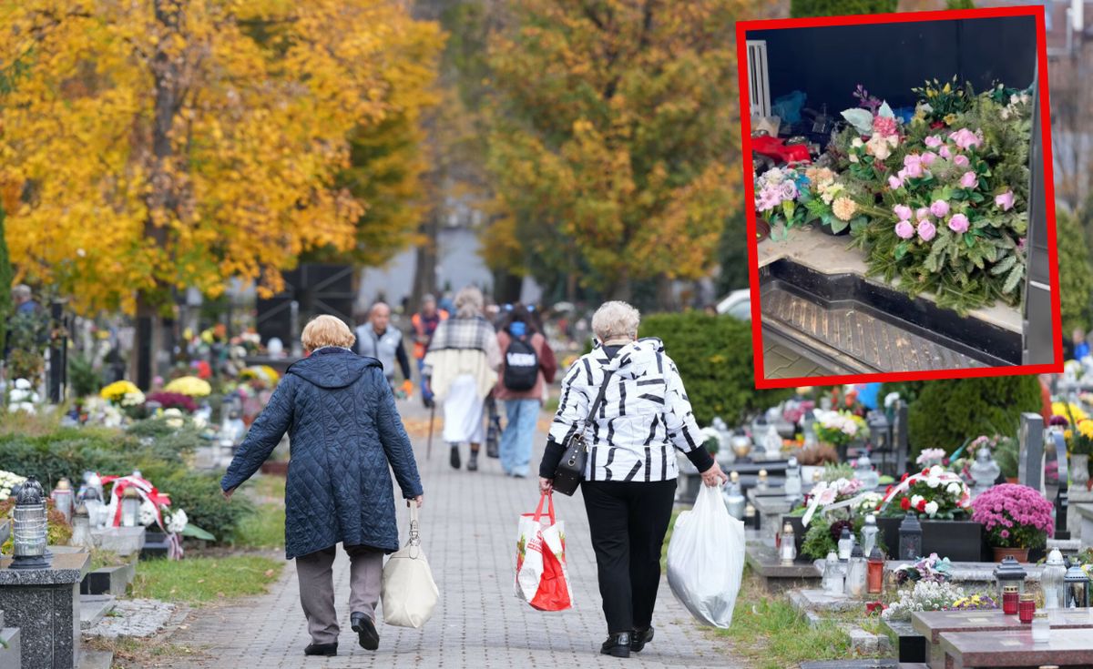  Kradli wiązanki i znicze z grobów