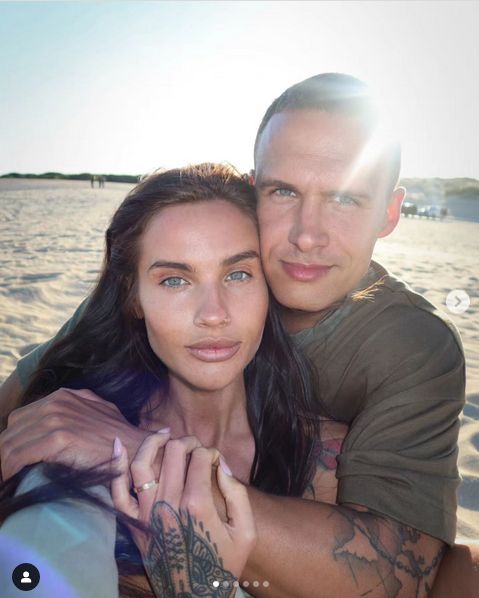 Karolina Gilon z ukochanym