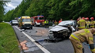 Tragiczny wypadek w Głogowie Małopolskim. Zginęły dwie osoby