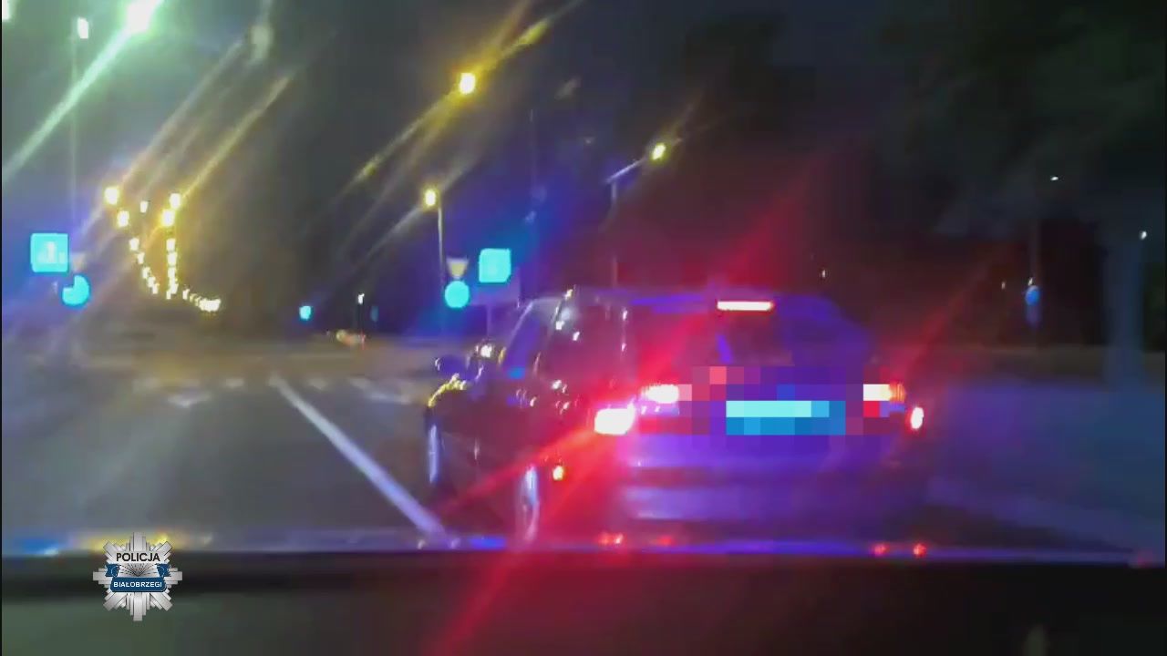 Brawurowy pościg na Mazowszu. Policja pokazała wideo