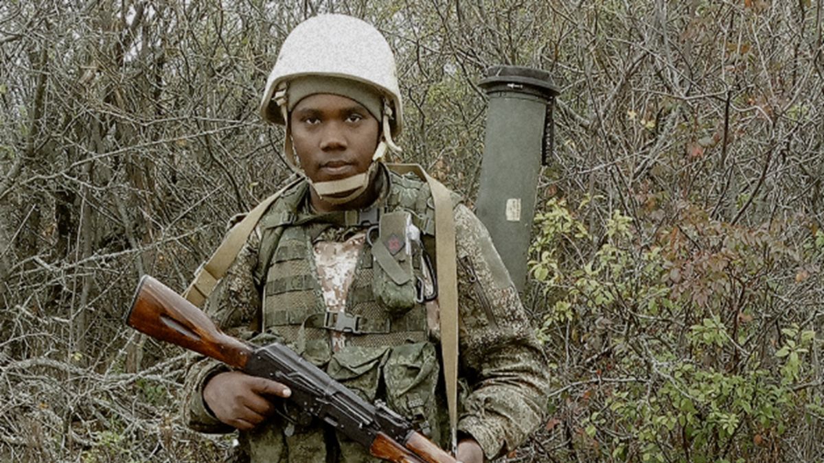 Obywatel Kenii walczył dla Rosjan.