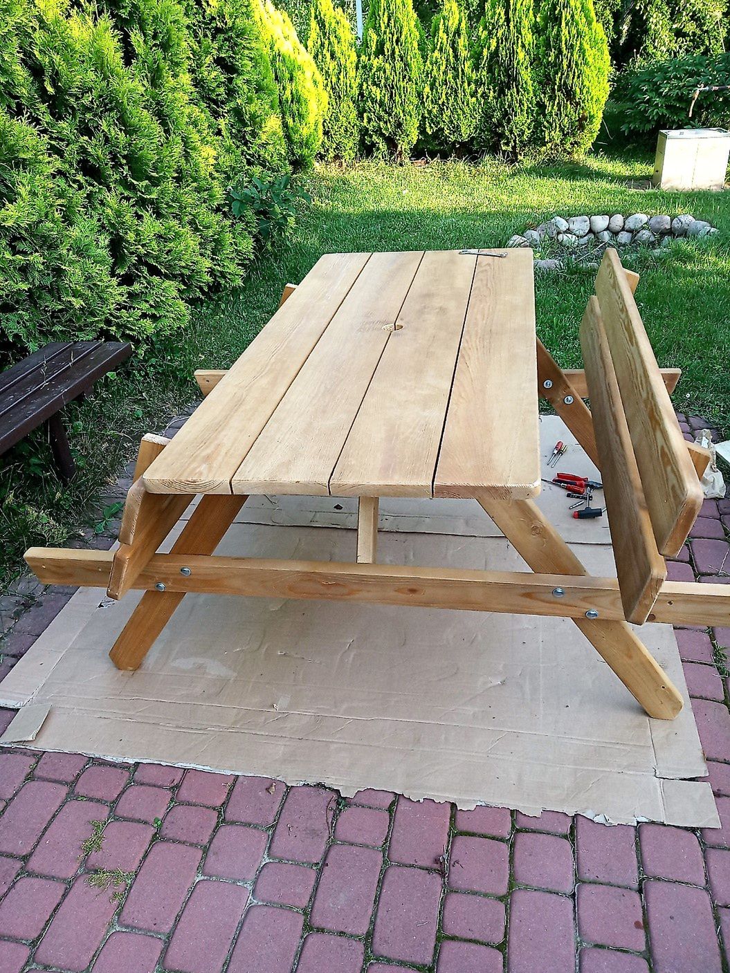 Stół ogrodowy ławostół piwny 150×160 PRODUCENT – opinia, zdjęcia