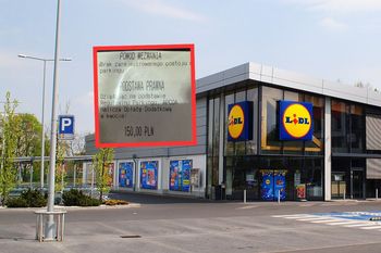 Weszła na zakupy. "Mandat" czekał za wycieraczką. "Zapomniała"