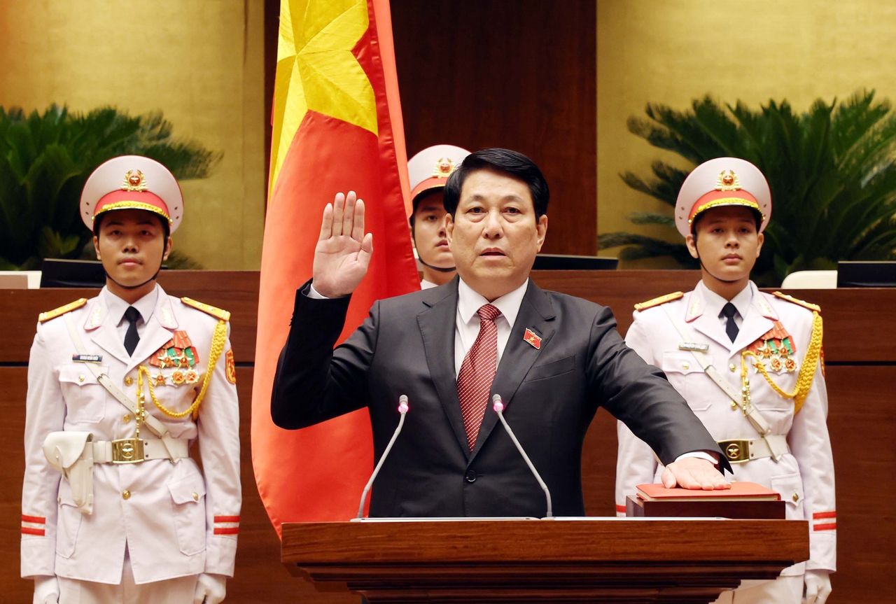 Luong Cuong, the new president of Vietnam.