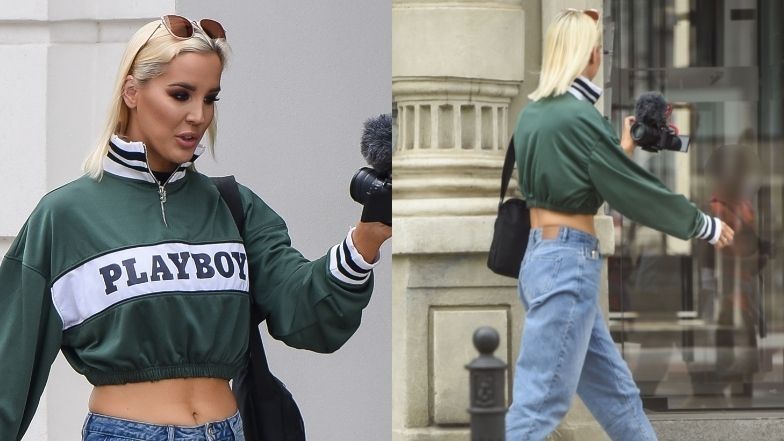 Lil Masti wypełnia obowiązki influencerki, paradując z aparatem po Warszawie