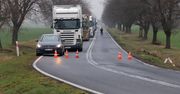Pożar ciężarówki na DK25 pod Bydgoszczą. Utrudnienia w ruchu