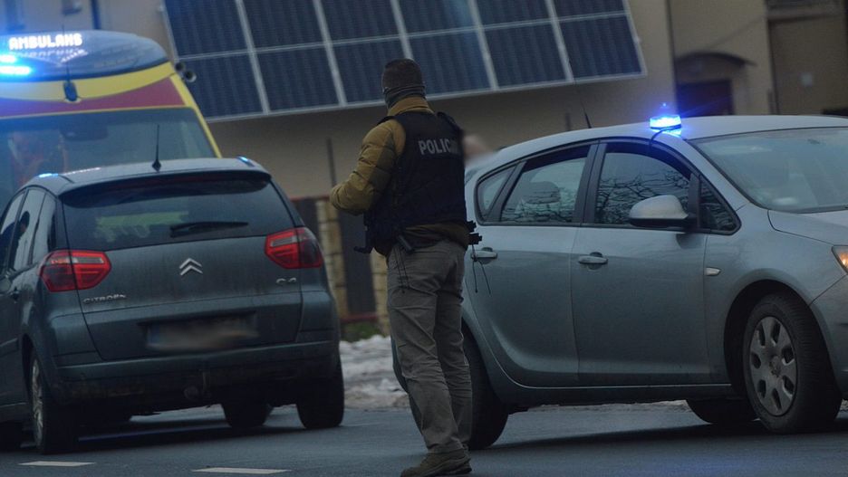 Zdjęcie z miejsca zdarzenia