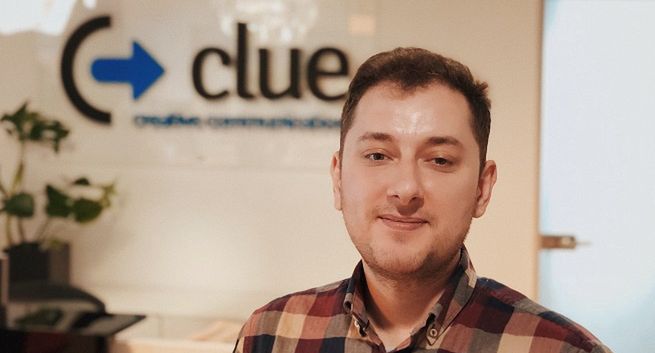 Piotr Murjas w Clue PR