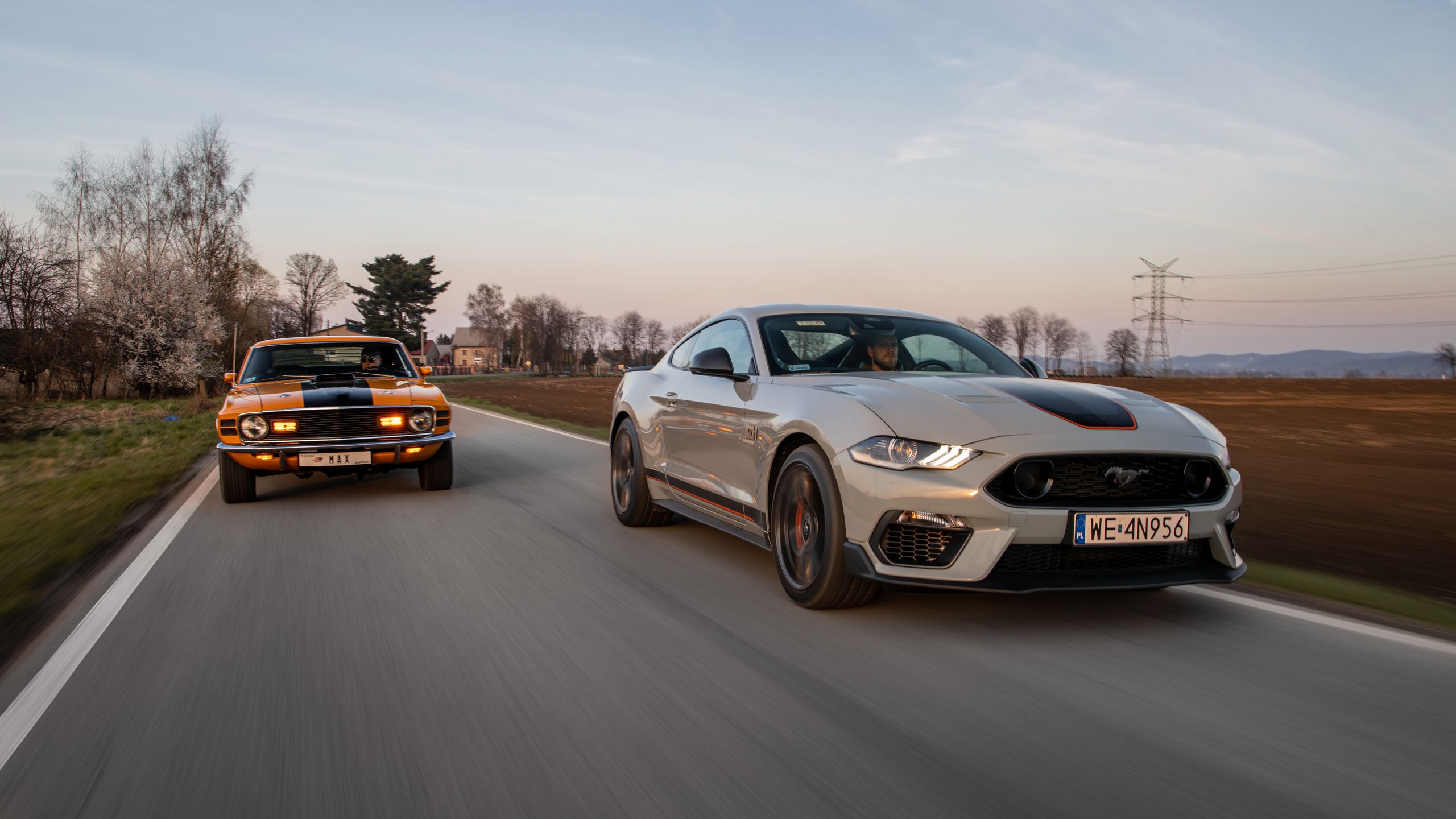 Ford Mustang Mach 1 (2022) vs. Ford Mustang Mach 1 428 Cobra Jet (1970)
