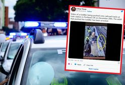 Horror w USA. Bezdomna zepchnęła dziecko na tory kolejowe