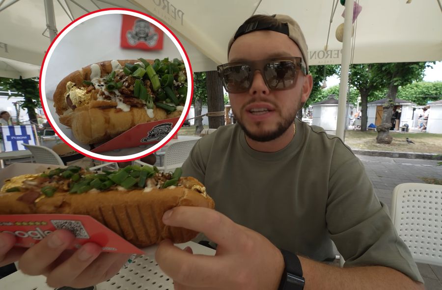 Książulo spróbował najdroższego hot doga w Polsce