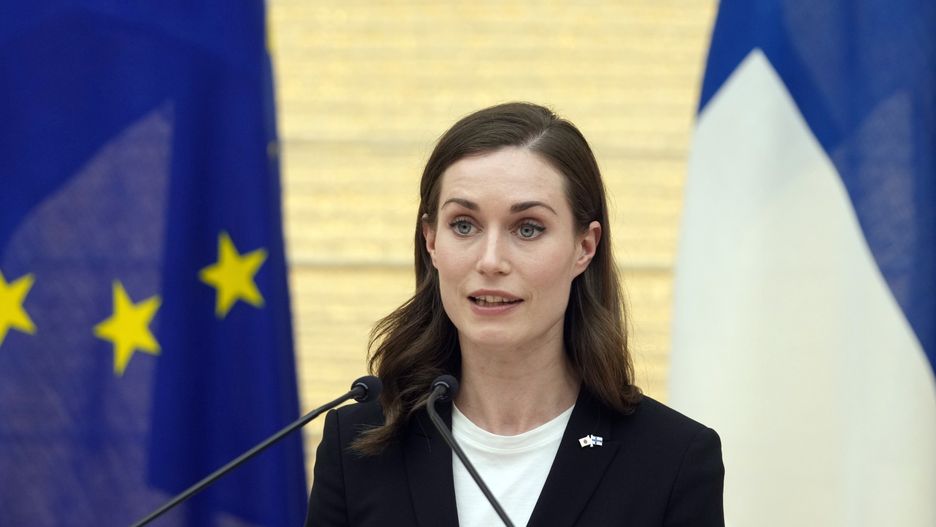 Finland's Prime Minister Sanna Marin speaks during a joint press announcement with Japan's Prime Minister (not pictured) at Japan's Prime Minister official residence in Tokyo, Japan, 11 May 2022. Finnish Prime Minister Marin and her Japanese counterpart strongly condemned Russia's invasion in Ukraine. EPA/FRANCK ROBICHON / POOL Dostawca: PAP/EPA.