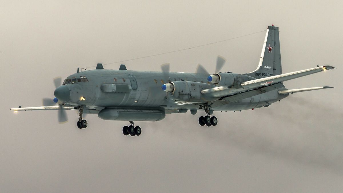 Temporary
In this photo taken on Saturday, March 4, 2017, a Il-20 electronic intelligence plane of the Russian air force flays near Kubinka airport, outside Moscow, Russia. An Il-20 aircraft was shot down Tuesday, Sept. 18, 2018 by a Syrian missile over the Mediterranean Sea, killing all 15 people on board, as the Syrian military fired on Israeli fighter jets attacking targets in northwestern Syria. (AP Photo/Marina Lystseva)
AP