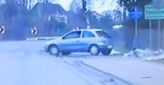 Stracił panowanie nad autem i uderzył w płot. Kierowca opla nagrany