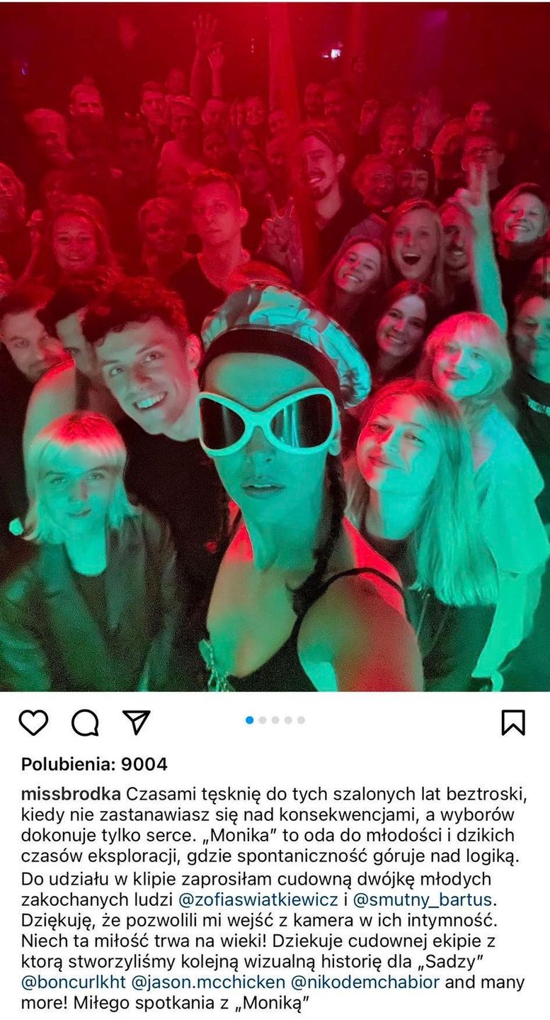 Posty na profilu Moniki Brodki