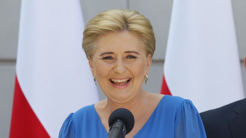 Agata Duda zmieniła fryzurę 