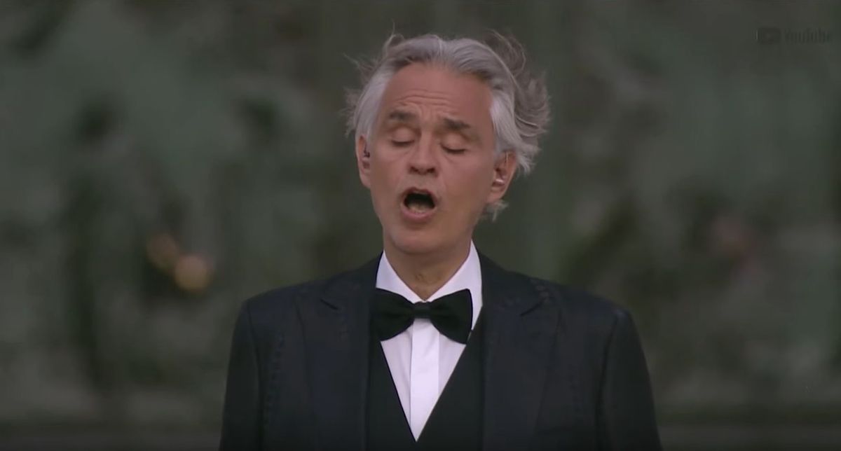 Andrea Bocelli zaśpiewał w pustej katedrze. Wzruszający koncert obejrzały miliony widzów