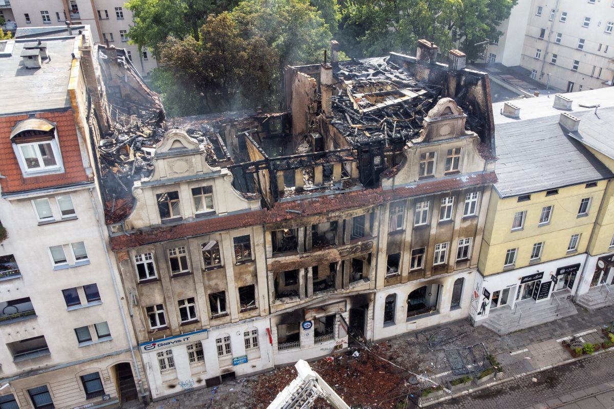 "W pożarze stracili wszystko". Dramat lokatorów poznańskiej kamienicy