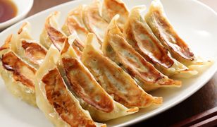 Pierożki gyoza z kurdybankiem