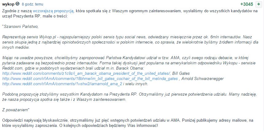 Prezydent kontra "internauci". Nie wierzę w to, że Internet ułatwia kontakt z politykami 3