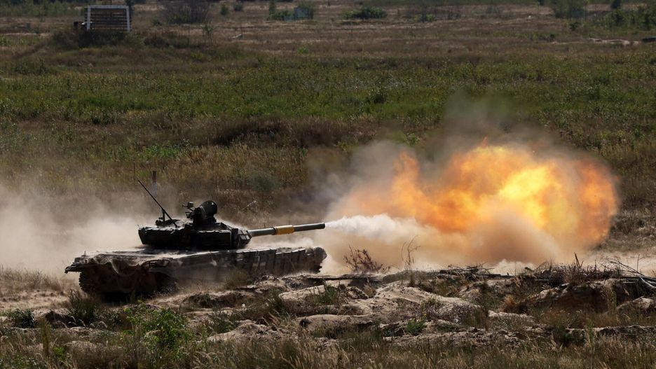 Archiwum zagraniczne East News 2023-09
A Ukrainian tanks fires during a training excercise in the Chernigiv region on September 8, 2023, amid the Russian invasion of Ukraine. (Photo by Anatolii Stepanov / AFP)
ANATOLII STEPANOV