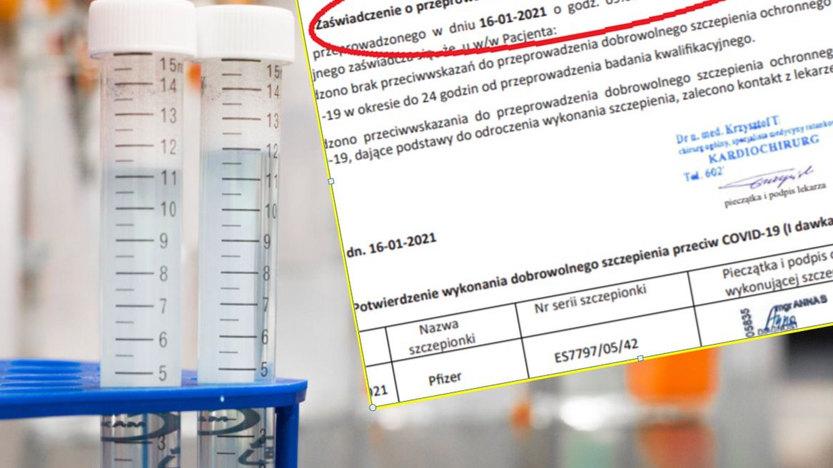 Były testy. Teraz oszuści przerzucili się na fałszowanie zaświadczeń o szczepieniach.
