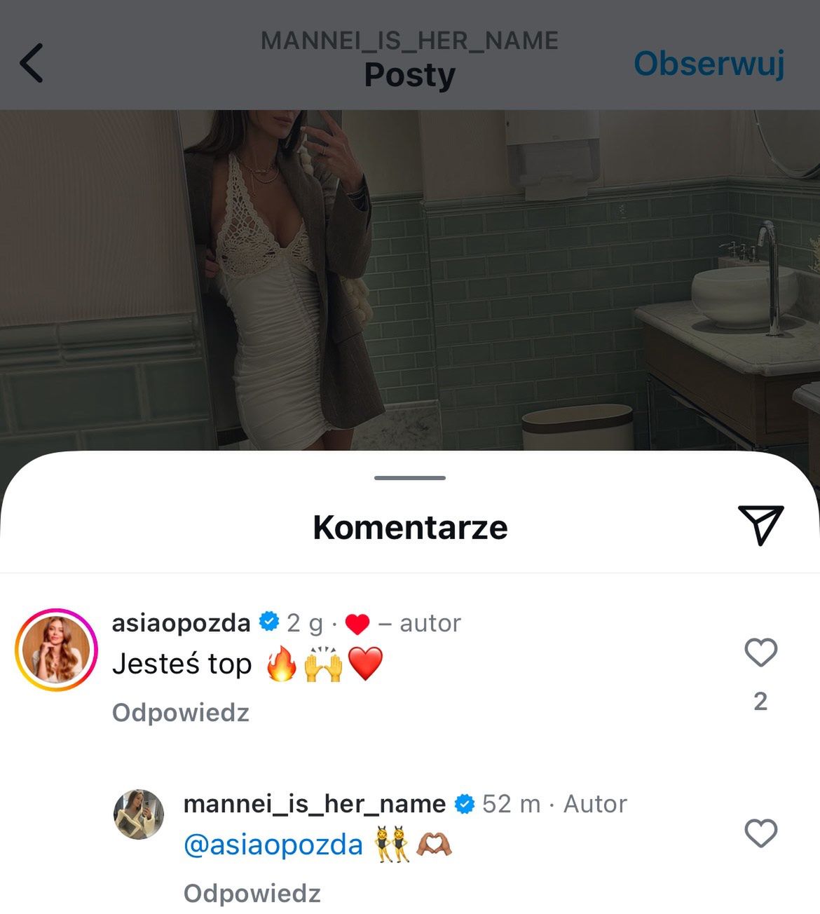 Komentarz Joanny Opozdy