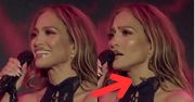 Spójrzcie na szyję Jennifer Lopez. To przeszkodziło jej podczas koncertu