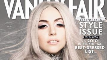 Zretuszowana Lady GaGa w Vanity Fair 1
