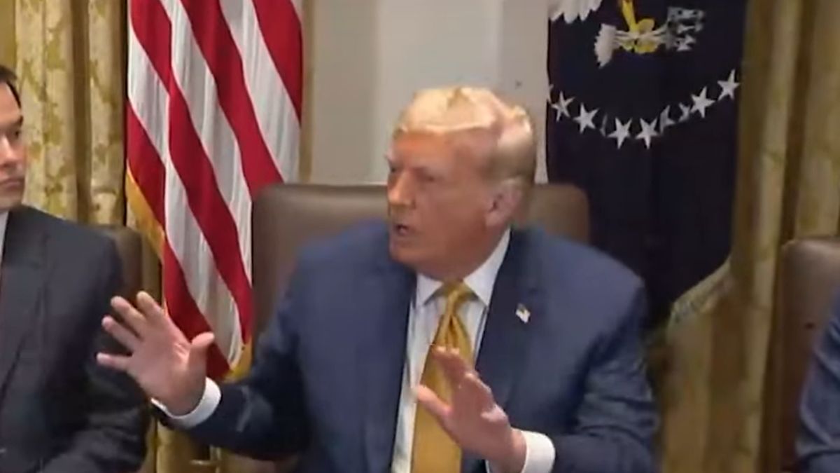 Donalda Trumpa zszokowało pytanie o Jeffrey'a Epsteina