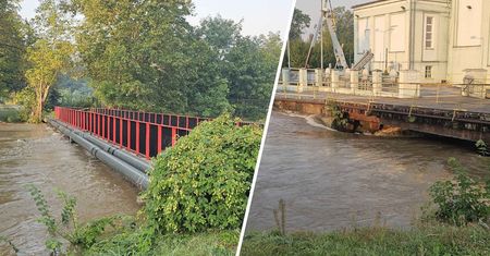 Nagła ewakuacja w Żaganiu. Woda wlała się do miasta