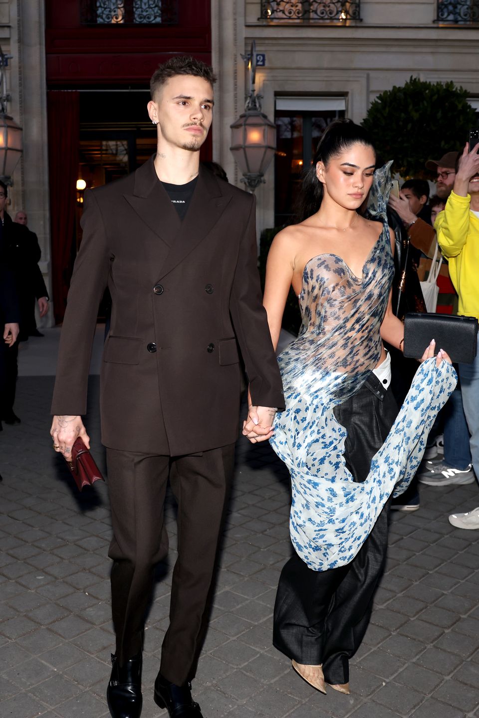 Romeo Beckham i Kim Turnbull 