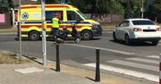 Warszawa: Wypadek w Wawrze. Kierowca jednośladu trafił do szpitala