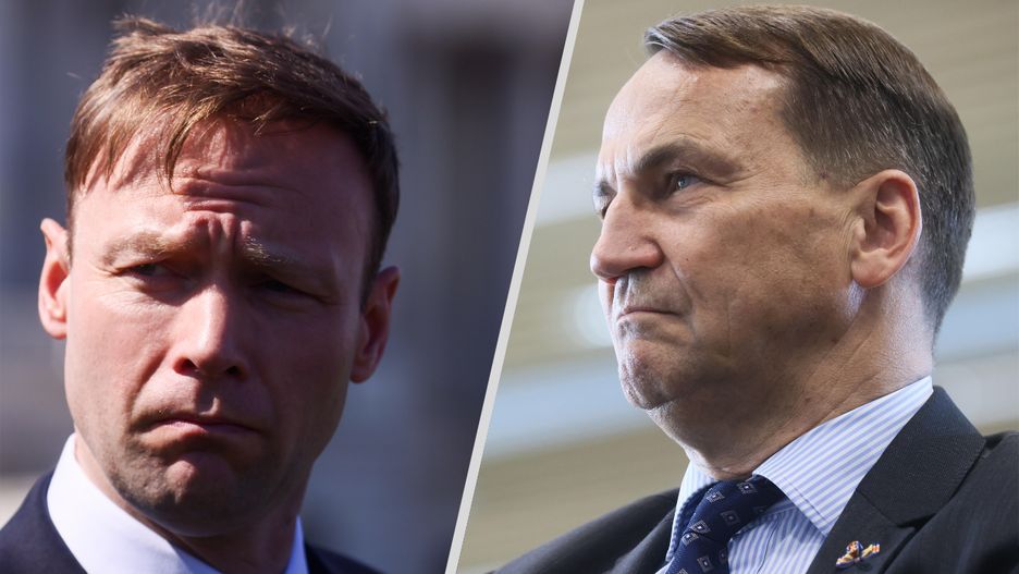 Marcin Mastalerek i Radosław Sikorski