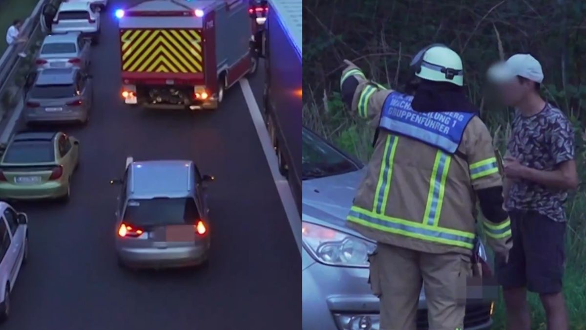 Kierowca na polskich rejestracjach antybohaterem w Niemczech