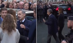 Sarkozy trafił do więzienia. Nagrania sprzed domu byłego prezydenta Francji
