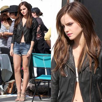 Emma Watson w szortach i peruce! SEXY?