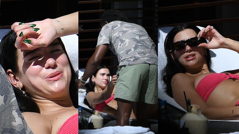 Dua Lipa wdzięczy się do tajemniczego adoratora