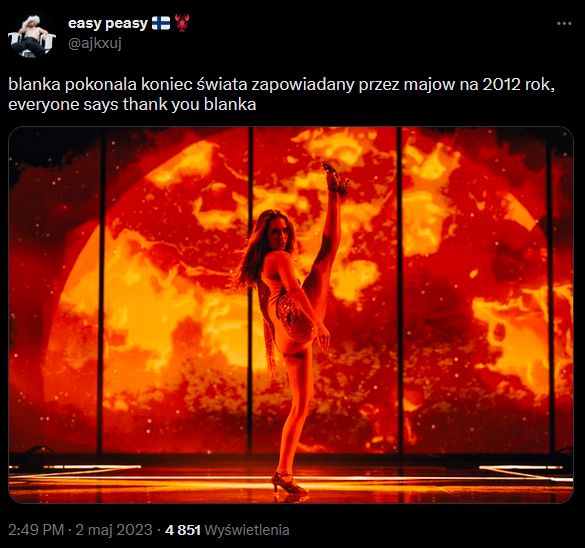 Reakcje po pierwszej próbie Blanki