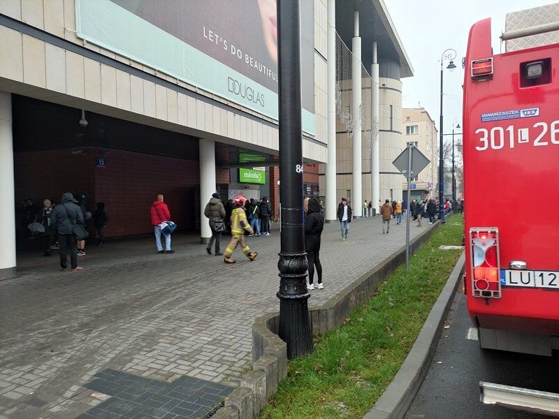 Pożar w centrum handlowym Lublin Plaza