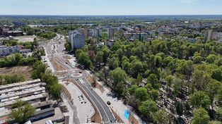 [Metropolia w budowie] Przelot dronem nad całą Trasą Staromostową w Toruniu