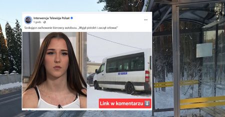 Skandaliczne zachowanie kierowcy autobusu w Nasielsku. "Wyjął pistolet"