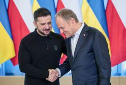 Zełenski spotkał się z Tuskiem. "Z nami ma pan karty mocniejsze"