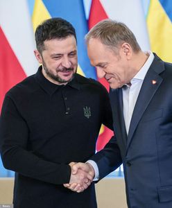 Zełenski spotkał się z Tuskiem. "Z nami ma pan karty mocniejsze"