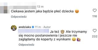 Andziaks zna już płeć dziecka?