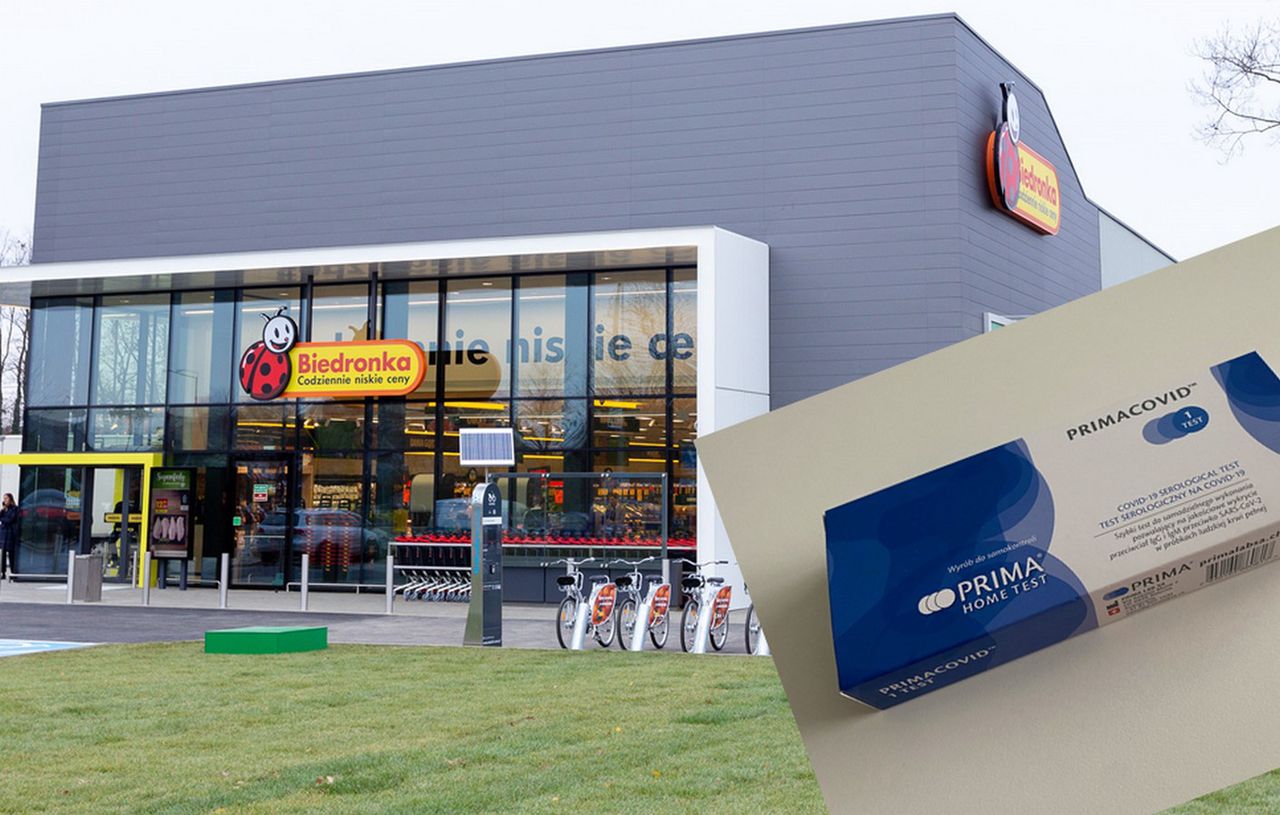Testy na przeciwciała COVID-19 w Biedronce. Jego zakup będzie jednak ograniczany