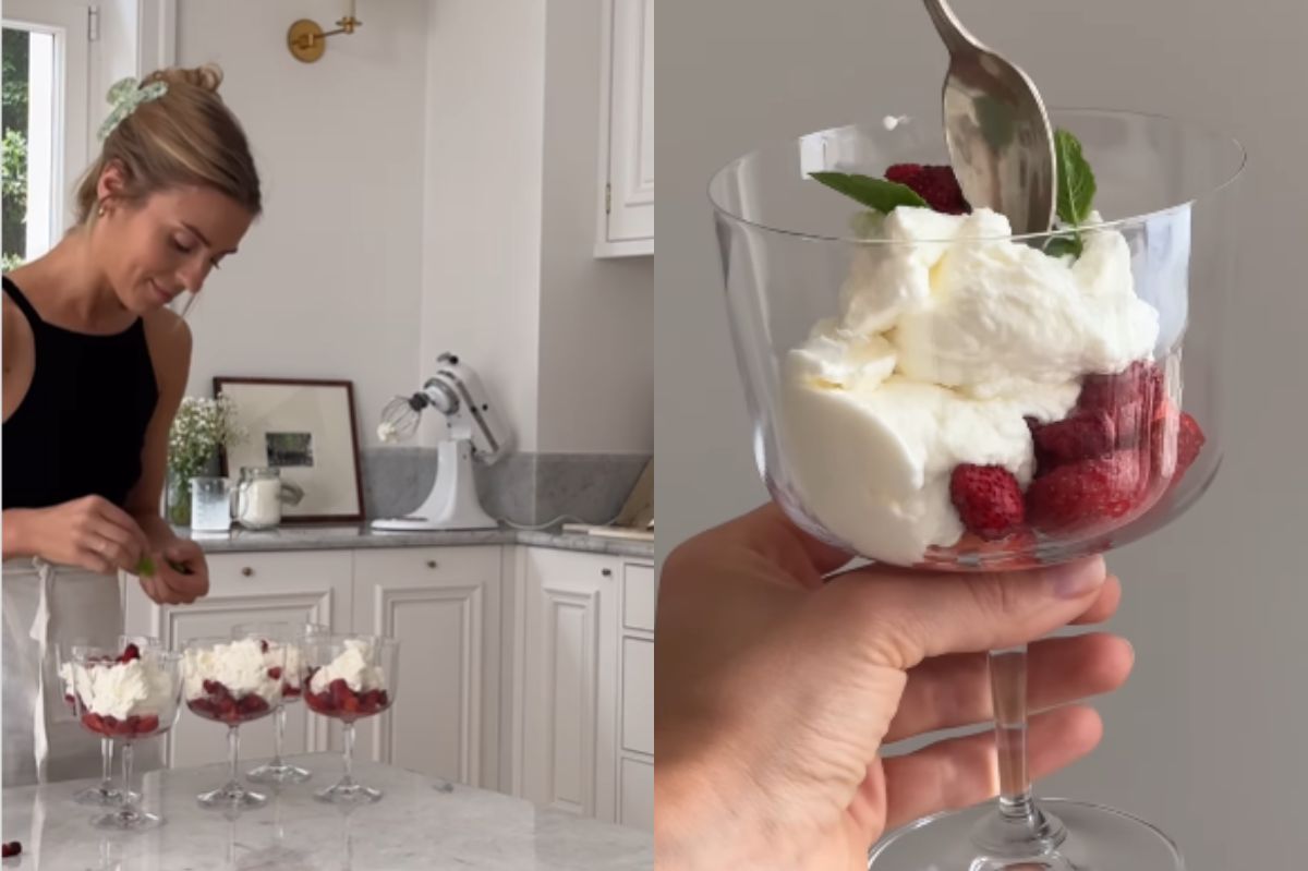 Kasia Tusk pokazała, jak robi letni deser z truskawkami. W komentarzach rozpętała się burza